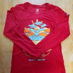 Eugene Marathon 2021 New Balance Womens Size L Large Long Sleeve Shirt T-Shirt